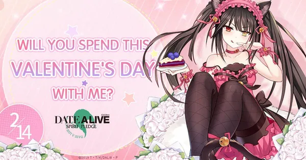 game valentine - Date A Live