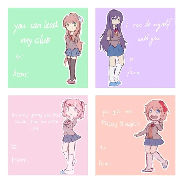 game valentine - Doki Doki Literature Club!